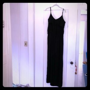 Black Ella moss wide leg jumpsuit size m